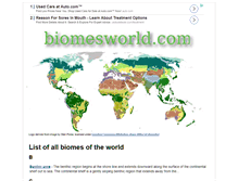Tablet Screenshot of biomesworld.com
